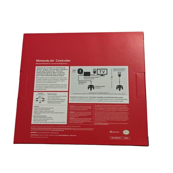 Nintendo 64 Controller For Nintendo Switch Online Official New In Box Sealed NIB - Picture 5 of 11